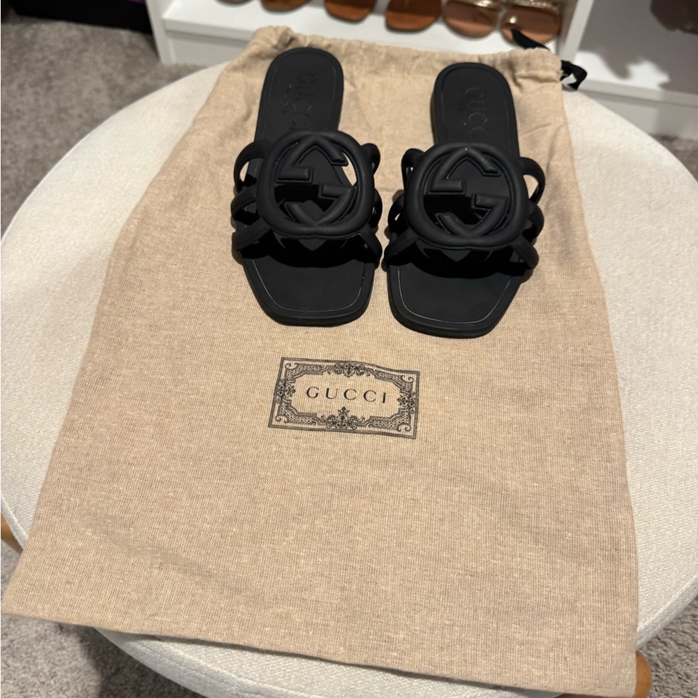 Gucci Black Sandals